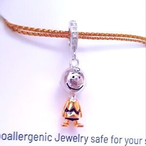 Charlie Brown S925 Sterling Silver charm Pandora compatible